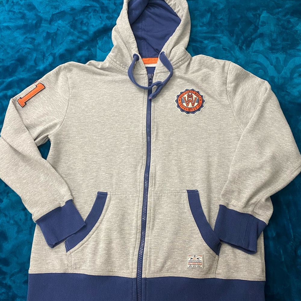 Walt Disney World Parks 1971 Men’s Large Full Zip Hooded Sweatshirt Jacket